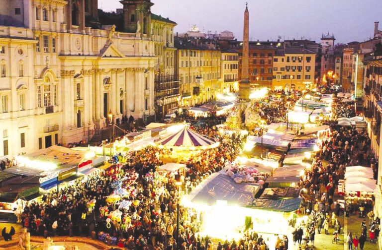 Torna la Befana a Piazza Navona