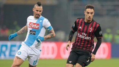 Napoli - Milan: l'aeroplanino lo fanno gli azzurri in cima alla classifica!