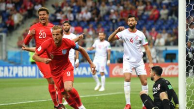 Mondiali Russia 2018: Inghilterra batte la Tunisia con il punteggio di 2 a 1