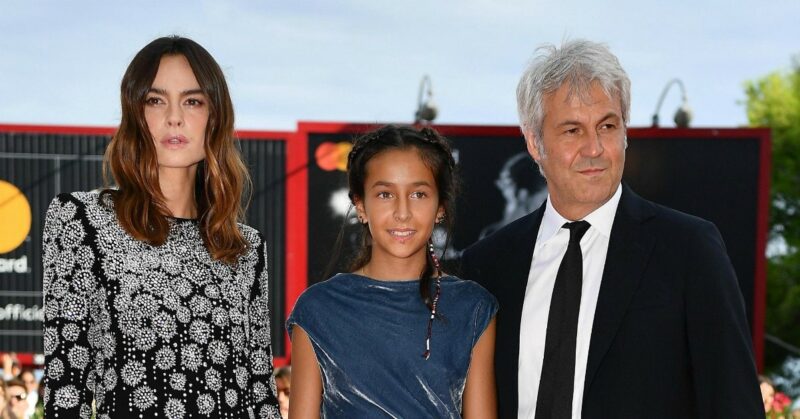 Mostra del cinema Venezia: red carpet di Kasia Smutniak con la figlia Sophie Taricone e Domenico Procacci