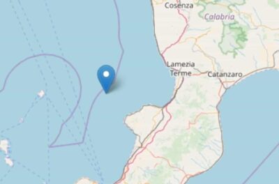 Scossa di terremoto di magnitudo 4.2 in Calabria, nella zona di Reggio