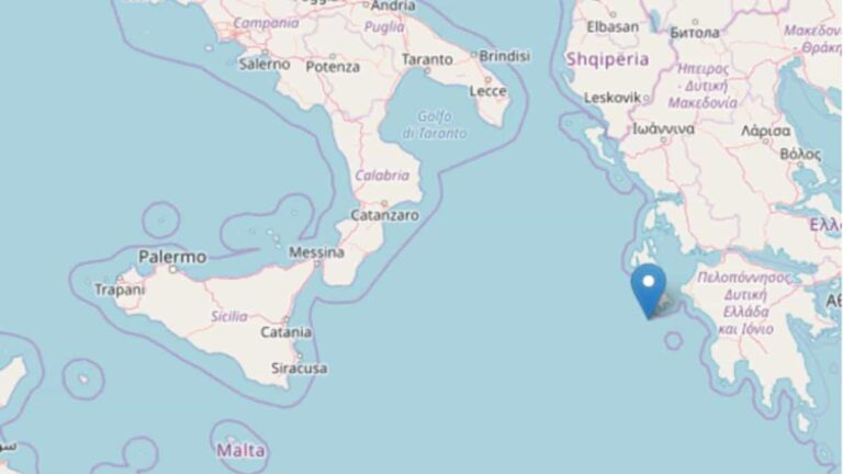 Scossa di terremoto di magnitudo 6.8 in Grecia, epicentro a largo di Zante