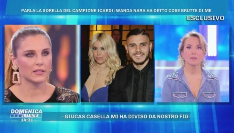 Domenica Live, le rivelazioni della sorella di Icardi su Wanda Nara!