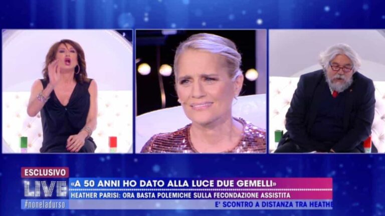 Live, Non è la D’Urso: Heather Parisi ritorna a parlare della Cuccarini