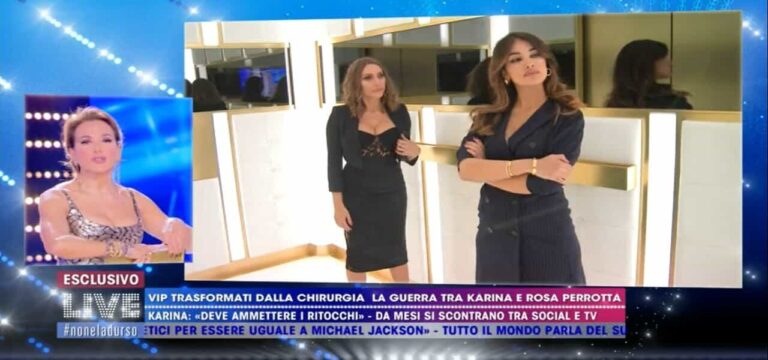 Live - Non è la D'Urso: un nuovo scontro tra Rosa Perrotta a Karina Cascella!