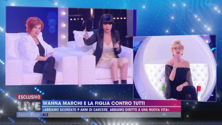 Live – Non è la D’Urso: bufera per gli insulti di Wanna Marchi e la figlia Stefania Nobile!