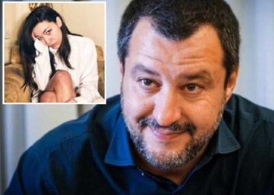 Matteo Salvini paparazzato con la nuova fidanzata Francesca Verdini