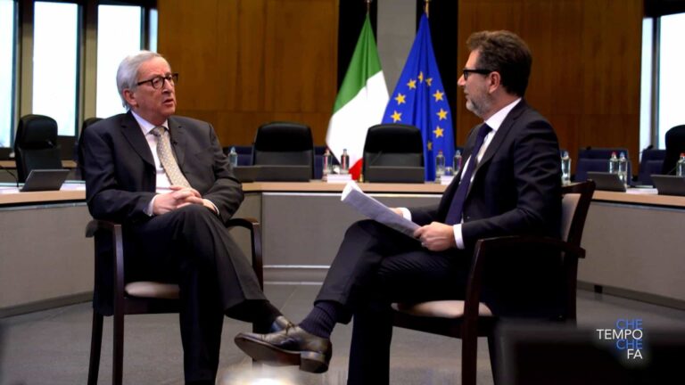 Jean-Claude Juncker intervistato da Fazio a Che tempo che fa sulla Tav e crescita Italia!