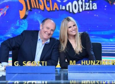 Michelle Hunziker e Gerry Scotti stasera tornano alla conduzione di Striscia la Notizia!