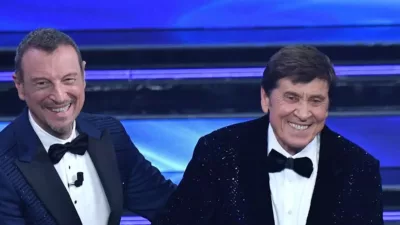 Amadeus e Morandi a Sanremo