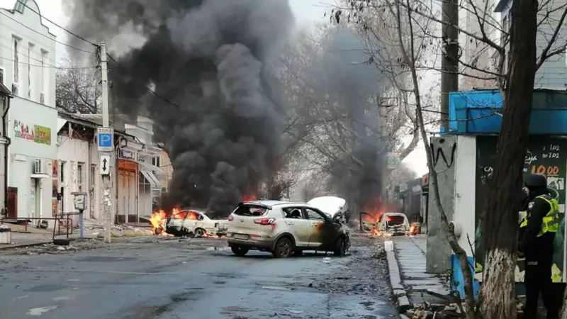 Guerra in Ucraina - Scene di fuoco