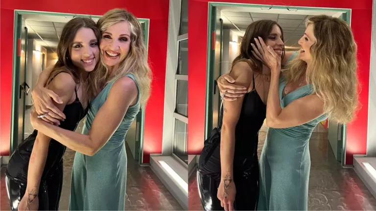 Lorella Cuccarini ed Angelina Mango - Amici - Canale 5