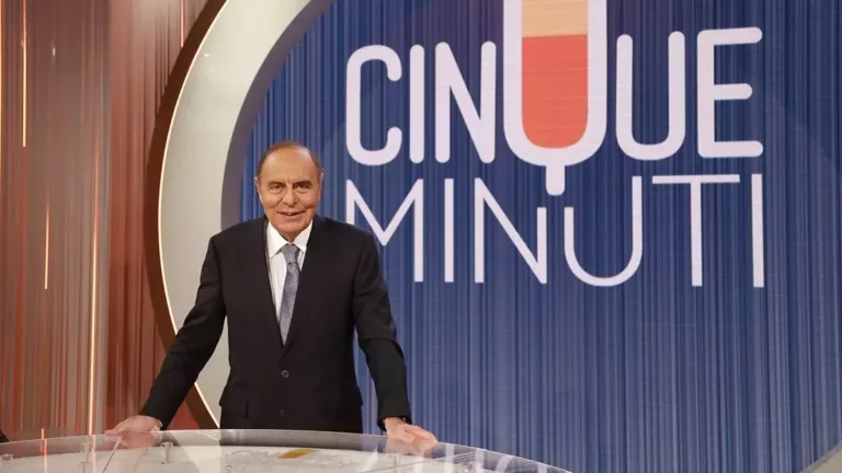 Bruno Vespa - Cinque minuti - Rai 1