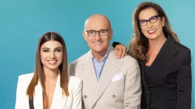 Grande Fratello - Canale 5 - Alfonso Signorini, Cesara Buonamici e Rebecca Staffelli