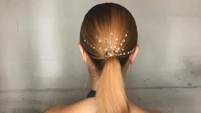 Acconciatura strass